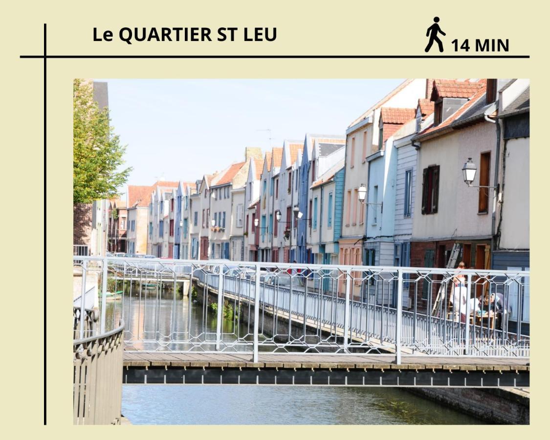 Jacobin-Centre Ville-Paisible-2 Couchages Amiens Eksteriør billede